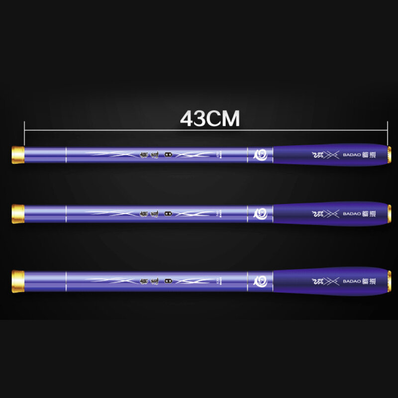 GLS High Quality 1.8/2.4/2.7/3.6/4.5/6.3M Corrosion Resistant Ultra Short Rod Portable Freshwater Stream Fishing Rod