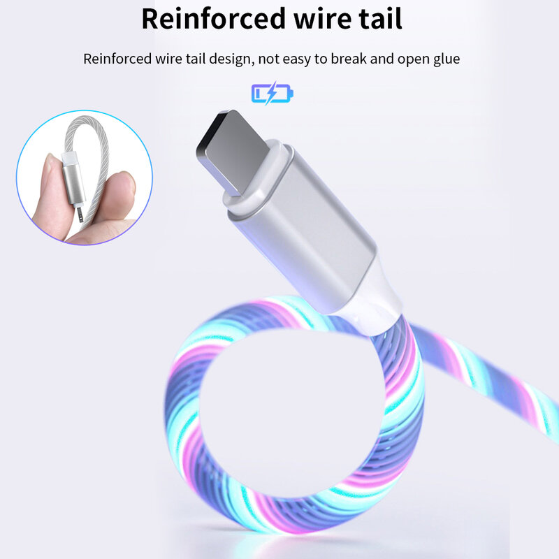 TISHRIC 3 in 1 Usb Cable Usb C Micro Usb Cable Mobile Phone Accessories For IPhone Android Phone Xiaomi Huawei Samsung