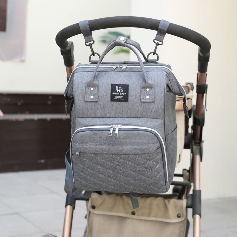 حفاضات الطفل تغيير أكياس سعة كبيرة المحمولة الأم حقيبة السفر مقاوم للماء القماش حفاضات الطفل حقيبة