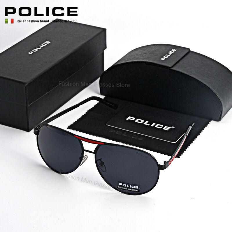 نظارات شمسية للرجال ذات علامة تجارية فاخرة باتجاهات الشرطة طراز قديم 2021 نظارات كلاسيكية على الموضة للرجال نظارات طيران بولارويد