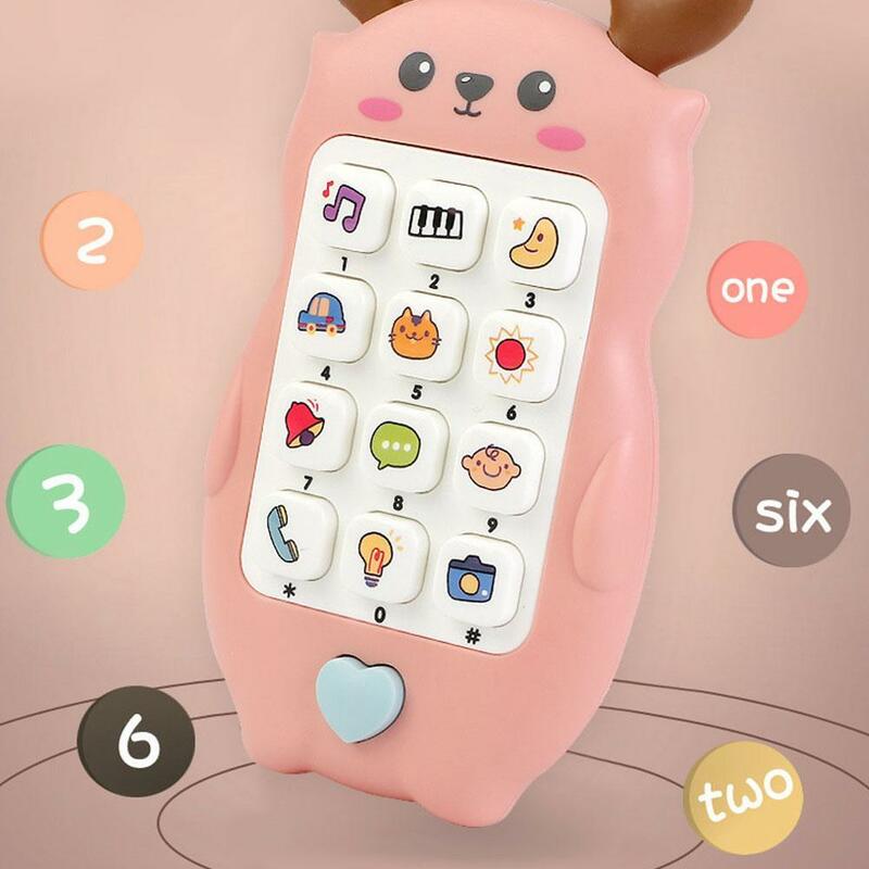 طفل لعبة الهاتف الموسيقى الصوت الهاتف النوم اللعب الهاتف التعليمية المحمول لعبة أطفال هدايا التعلم I4U9