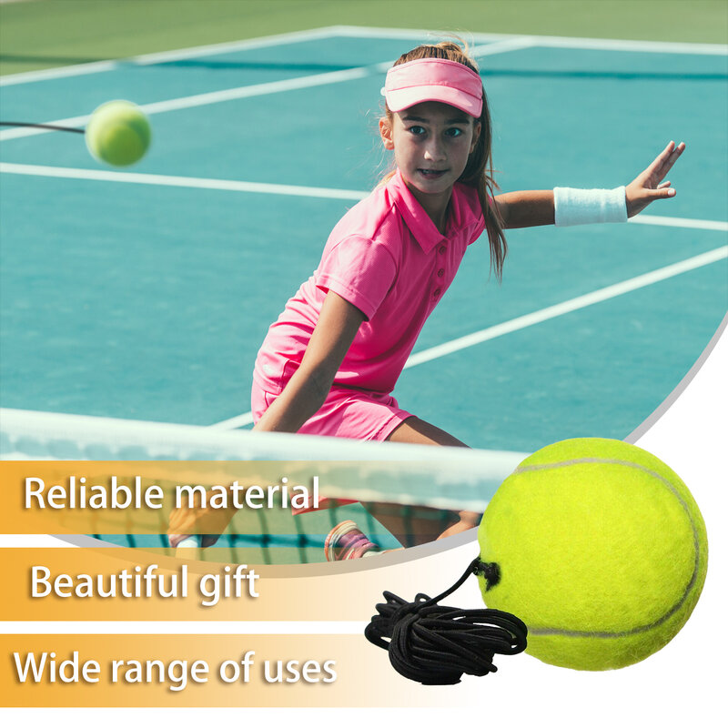 Tennis Training Ball String Ball Spare Balls For Tennis Trainer Self Tennis Training Tool Suitable For Beginners Sports Exercise #4