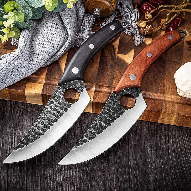 5.5 بوصة مزورة سكاكين المطبخ الفولاذ المقاوم للصدأ 5CR1 5 سكين صيد للمطبخ سكين للفرد جهاز المطبخ مجموعات