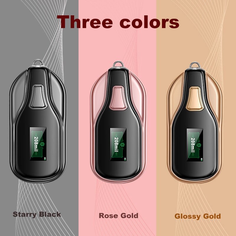 Personal Wearable Air Purifier Necklace with LCD Screen Display Portable Air Freshener Ionizer Negative Ion Generator
