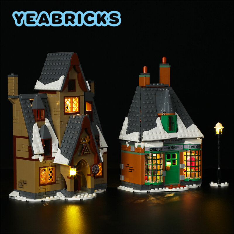 YEABRICKS مجموعة إضاءة LED ل 76388 قرية زيارة اللبنات مجموعة (لا تشمل النموذج) الطوب لعب للأطفال