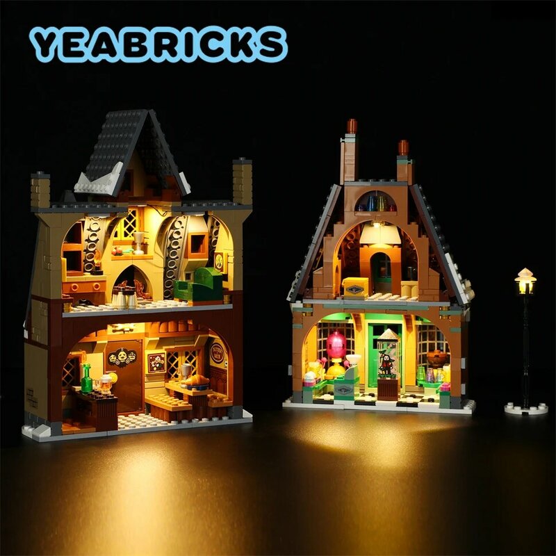 YEABRICKS مجموعة إضاءة LED ل 76388 قرية زيارة اللبنات مجموعة (لا تشمل النموذج) الطوب لعب للأطفال