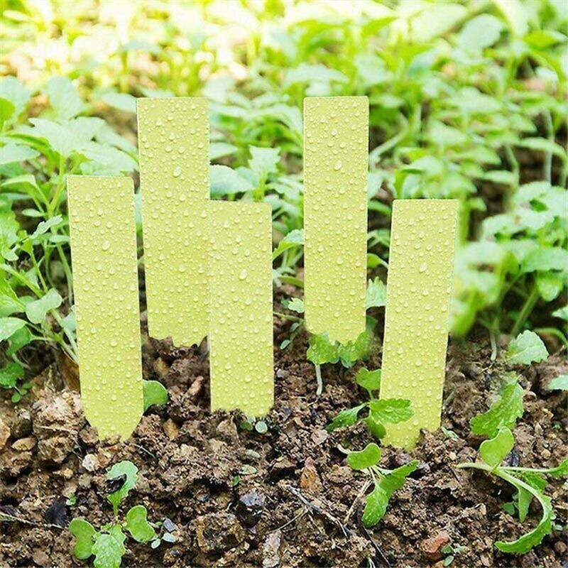 100 قطعة علامة النبات حديقة تسمية البلاستيك معلقة مقاوم للماء علامة أصيص زرع علامة
