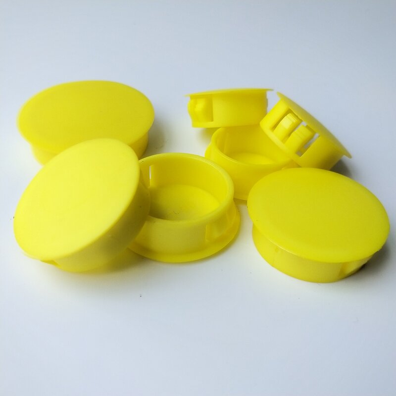 8PCS Tube Pipe Inserts Plug Bung Plastic Snap-on Hole Plugs Round Hole Cover Caps For Furniture Parts