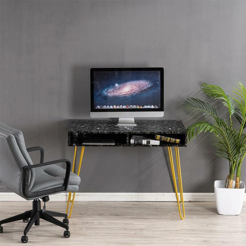 المنزل مكتب لكمبيوتر المكتب مع المفتوحة المقصورات الحديثة أسلوب بسيط دراسة طاولة كتابة (103x55x80 سنتيمتر)