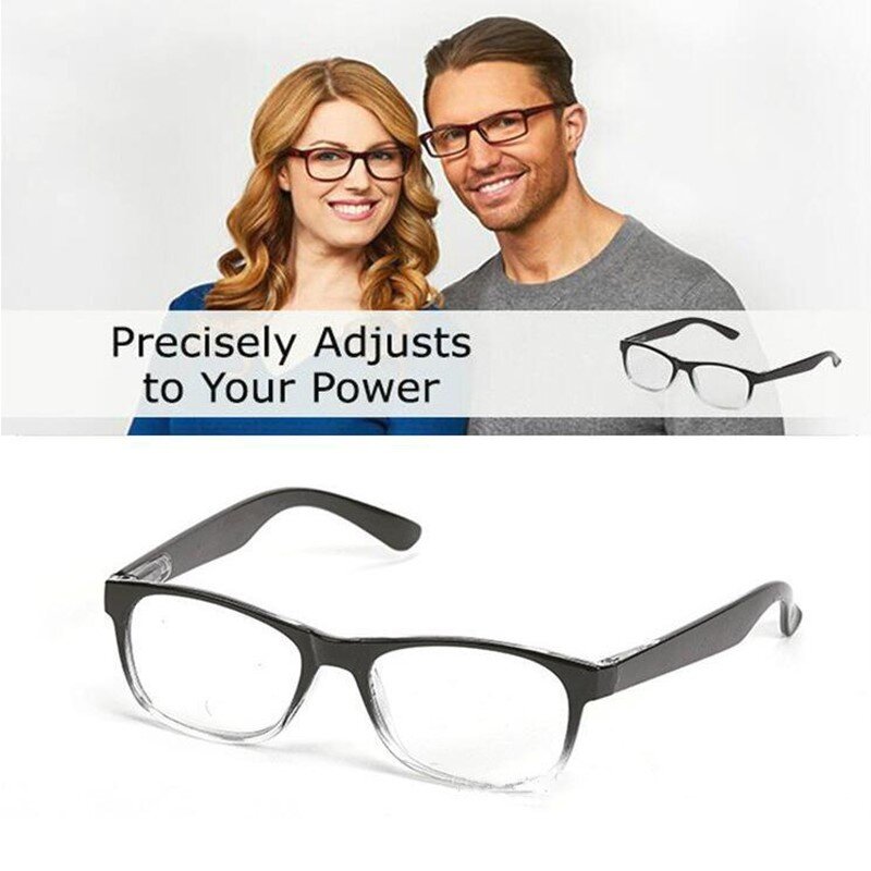 نظارات قراءة قابلة للتعديل من EYEEZI التركيز التلقائي لضبط القراء البصرية نظارات عالية الوضوح تتراوح من 0.5 إلى 2.5