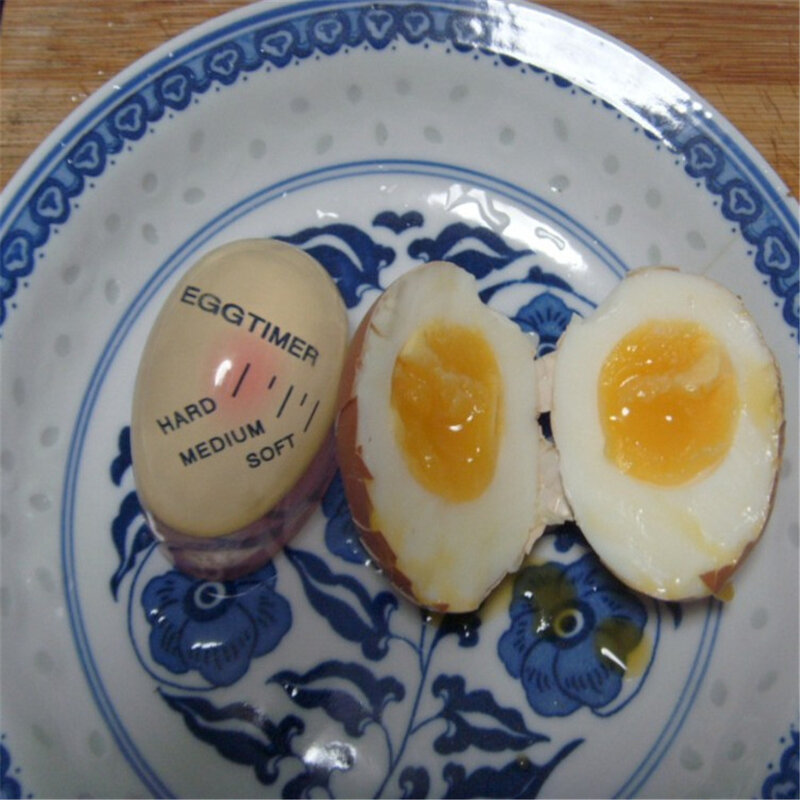 1 قطعة البيض الموقت المطبخ الالكترونيات الأداة اللون تغيير لذيذ لينة البيض المسلوق الطبخ صديقة للبيئة الراتنج الأحمر الموقت أداة