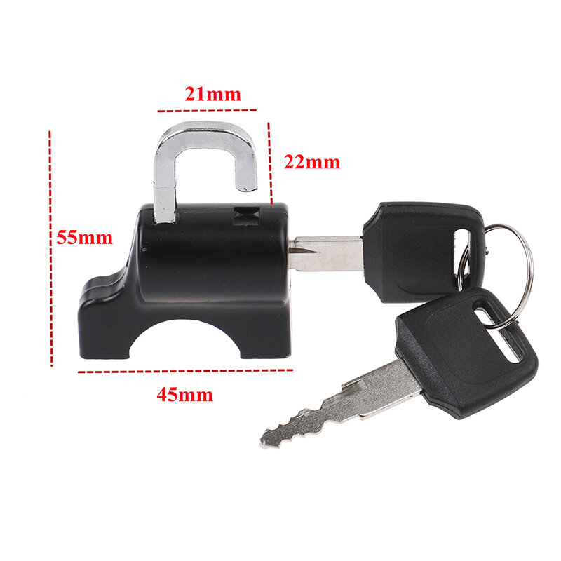 مكافحة سرقة خوذة قفل الأمن Portable7/8''22mm للدراجات النارية المقود قفل