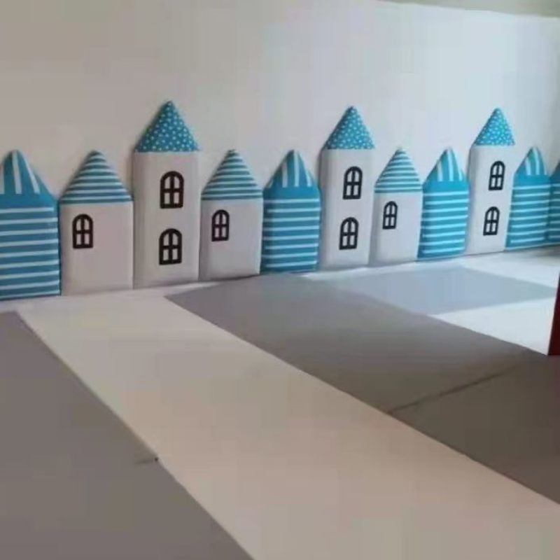 الكرتون ثلاثية الأبعاد الجدار ملصق مقاوم للماء رغوة ذاتية اللصق لغرفة المعيشة غرفة نوم الأطفال المضادة Collision حماة خلفية ديكور