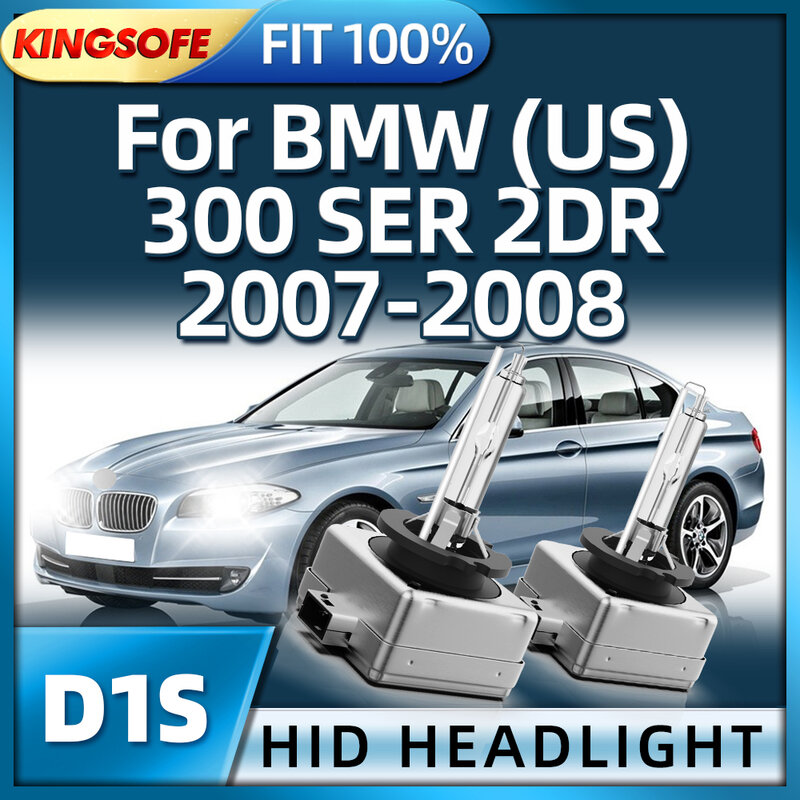 Road sun-زينون المصباح لسيارات BMW ، D1S HID لمبة ، ضوء السيارة الأبيض القياسية ، الولايات المتحدة ، SER 2DR ، 2007 ، 2008 ، 6000K ، 2 قطعة #1