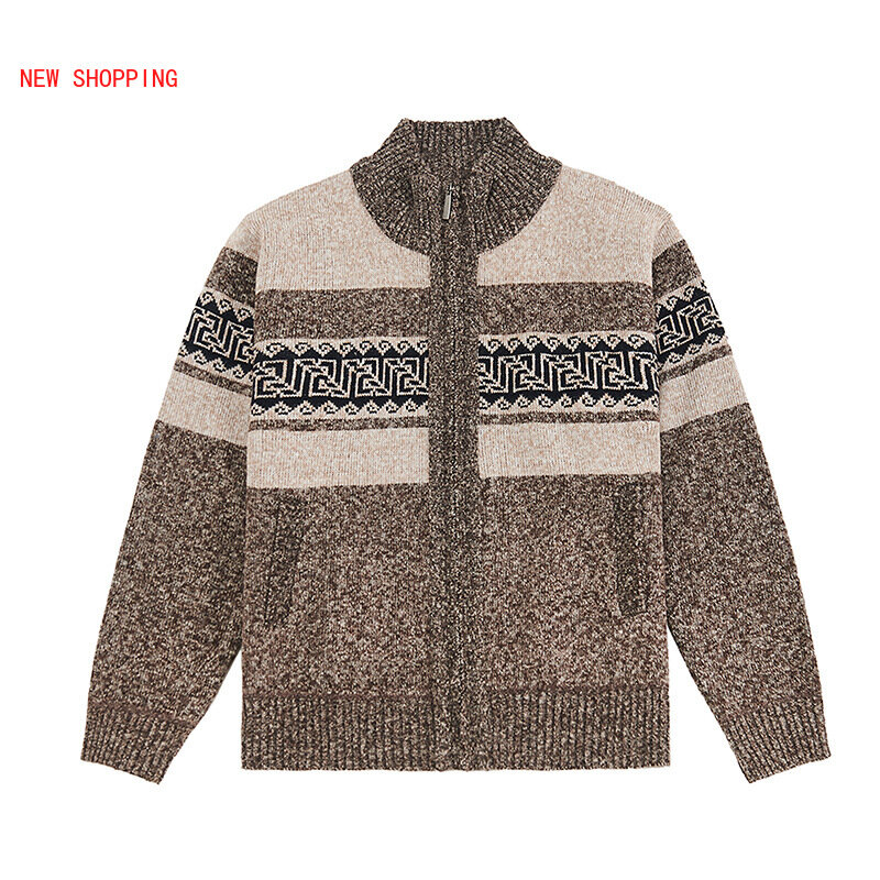 Knitted Sweater Men Autumn Winter Cardigan Sweater Coats Male Thick Wool Mens Sweater Jackets Casual Knitwear Plus Size L-3XL