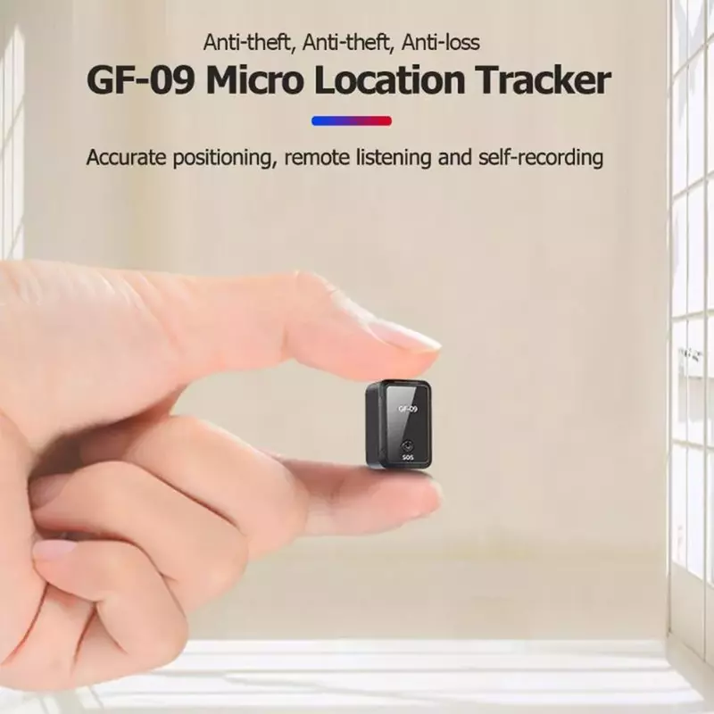 GF09 GSM Mini Car GPS Tracker Real-time Driving Tracker Anti-lost Device Voice Control Record WIFI+LBS+GPS Pos Vehicle Locator