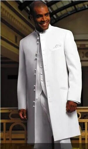 بدلة رجالية معطف طويل بدلة العريس البيضاء بدلة عمل رجالي بدلة عمل بدلة حفلة موسيقية (سترة + بنطلون + سترة + ربطة عنق) terno masculino
