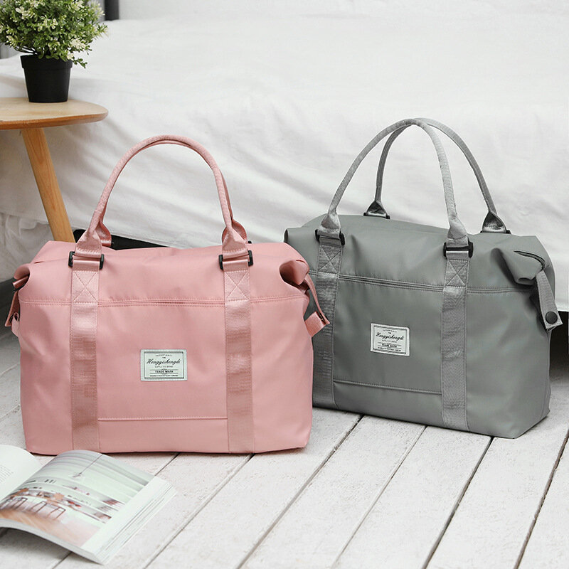 Travel Bag Handbag Dry and Wet Separation Fitness Sports Bag Large Capacity Waterproof Travel Bag Pink Duffel Bag