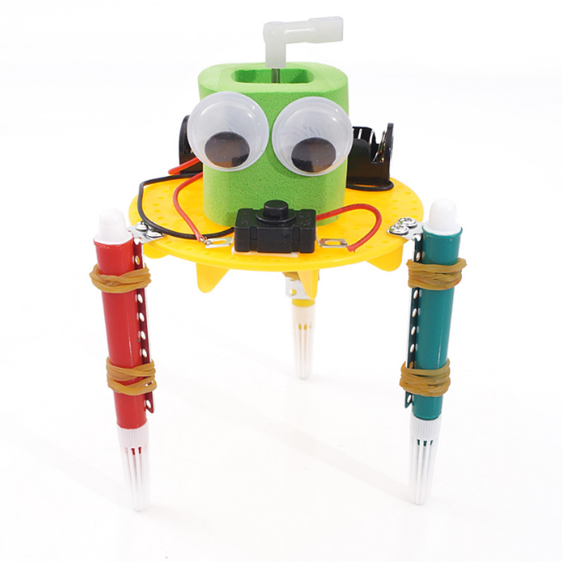 التعلم المبكر DIY بها بنفسك خربش روبوت التكنولوجيا اختراعات صغيرة ألعاب تعليمية للأطفال تجربة العلوم الابتدائية والثانوية