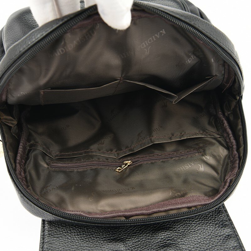 Women Fashion Top-handle Backpack Shoulder School Bag For Teenage Girls Preppy Style Bookbag PU Leather Rucksack Female Knapsack