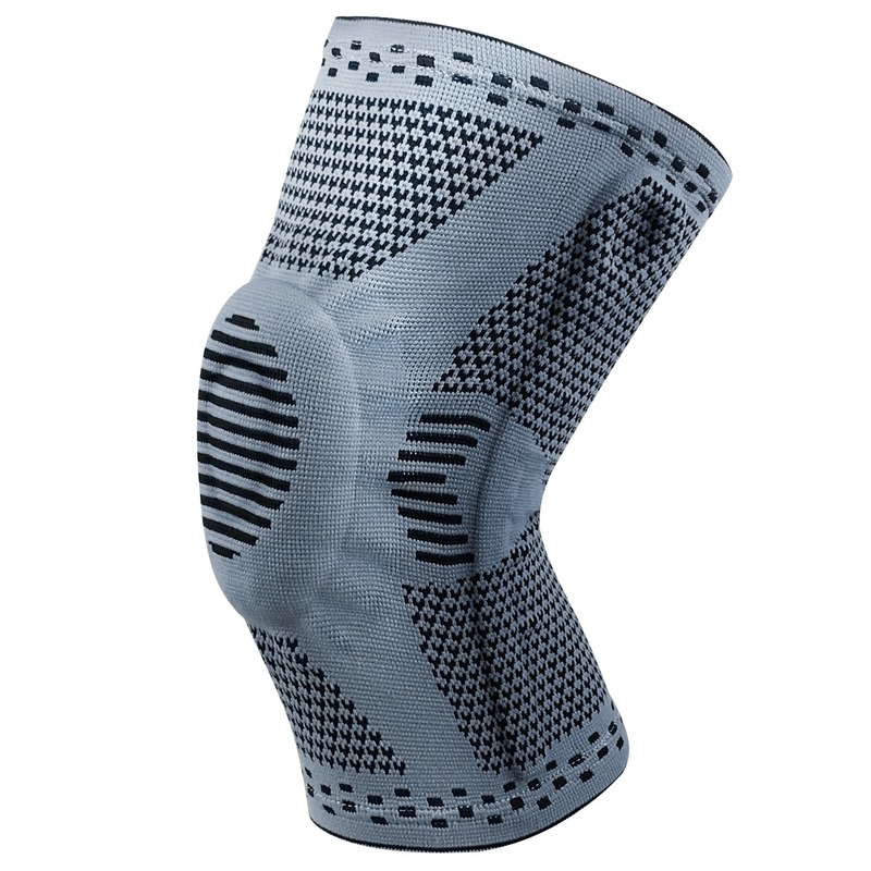 New Weaving Silicone Knee Sleeve Pads Supports Brace Basketball Meniscus Patella Protectors Sports Safety Kneepads Drop Shipping #1