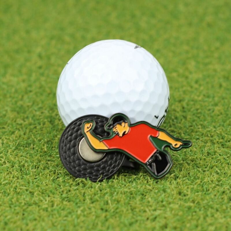 مغناطيس جولف علامة هدية مجموعة ، علامة سبيكة سترة خضراء ، مشبك قبعة الغولف ، علامة الكرة ذات نوعية جيدة ، 1 Set #5