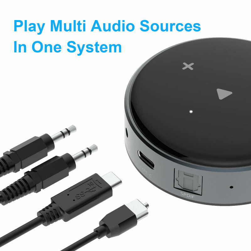 Wiim Mini WIFI2.4/5G & Bluetooth 5.2 HiFi Preamplifier DLNA For Airplay2 محول موسيقى الصوت متعدد الغرف غاسل صوت ذكي