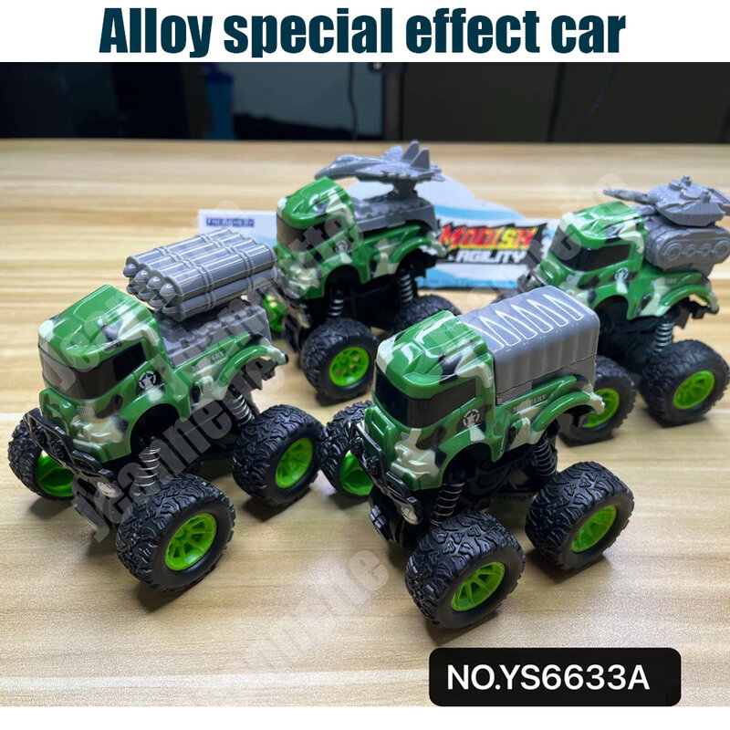 Toys Car Four-wheel Drive off-road Vehicle Stunt Dump Cars Inertia Car Boy Toy Bigfoot Car Dinosaur Pull Back Children Toy Gift