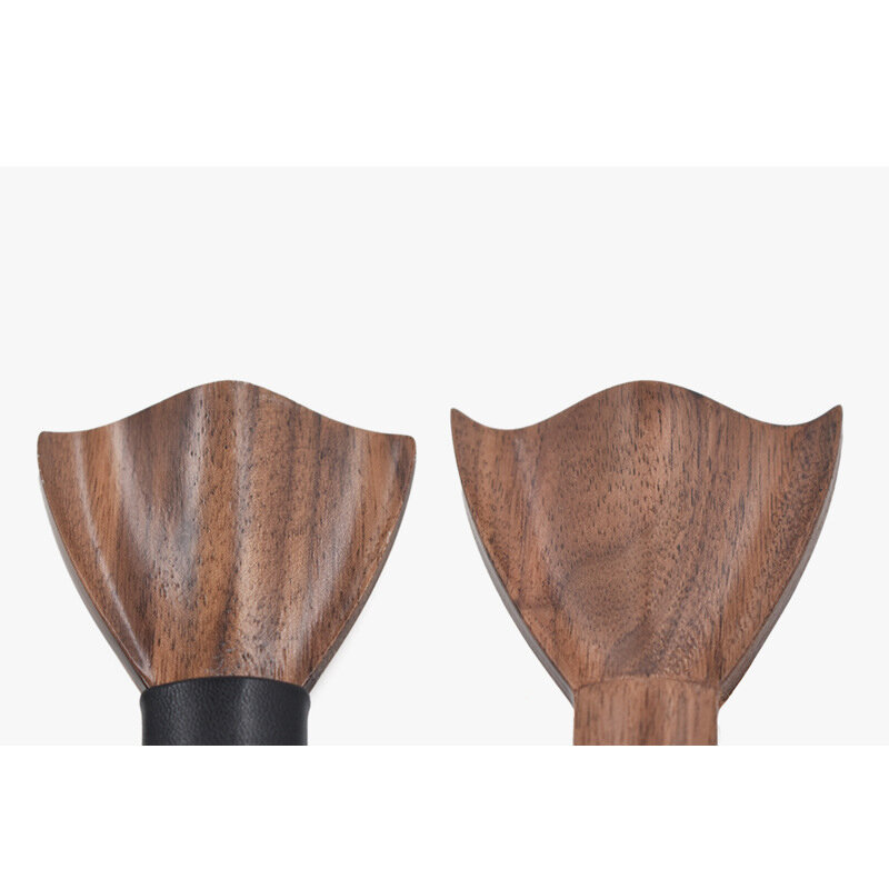 تصميم جديد لتقوم بها بنفسك خشبية التعادل للذكور موضة الخشب ربطة القوس فيونكة عادية الأعمال حفل زفاف إكسسوار اليدوية ذيل السمكة فراشة القوس