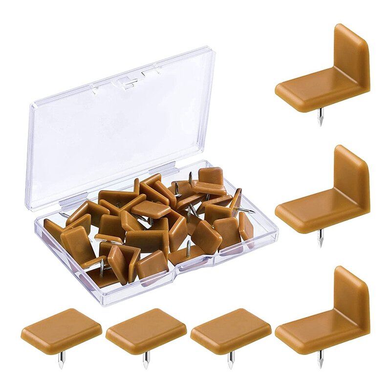 Plastic Drawer Glides And Slides Drawer Stoppers, Tack-In Drawer Tack Glide Plastic For Repairing Dressers, 30 Pcs