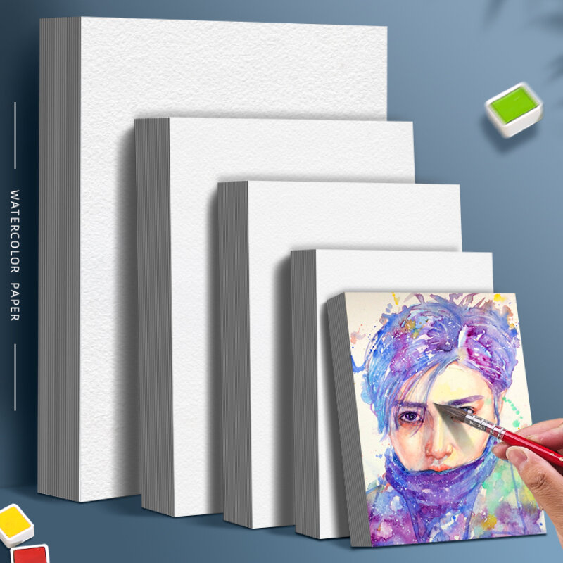 300g ورق ألوان مائية بابيل أكواريلا قطن اللب لون الرصاص أكواريل الغواش رسم ورقة رسومات فنية لوازم الفن ورقة #1