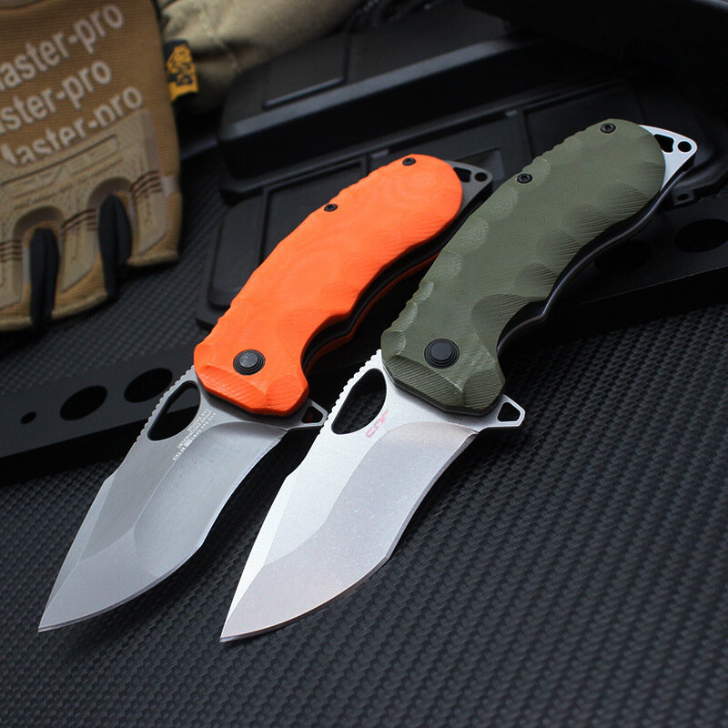New High Quality Tactical Outdoor Folding Knife Camping Security Defense Survival Pocket Portable Military Knives EDC Tool