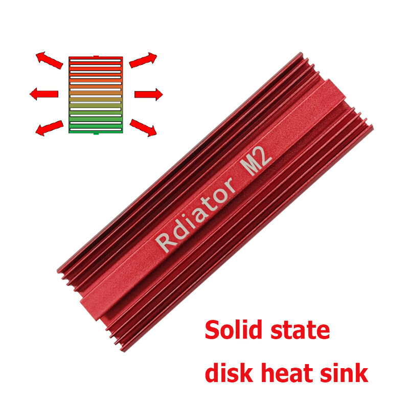 M.2 الحالة الصلبة القرص الصلب NVME الحرارة بالوعة قرص صلب مشعاع ألومنيوم برودة M2 Ssd الحرارة بالوعة M2-3 ل حاسوب شخصي مكتبي M.2 SSD 2280