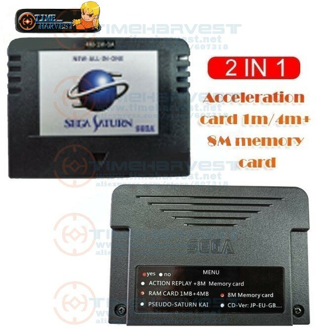 بطاقة ذاكرة SD سيجا زحل أصلية الكل في واحد كاى كاواي تستخدم مع القراءة المباشرة 4 متر وظيفة مسرع ذاكرة 8 ميجابايت