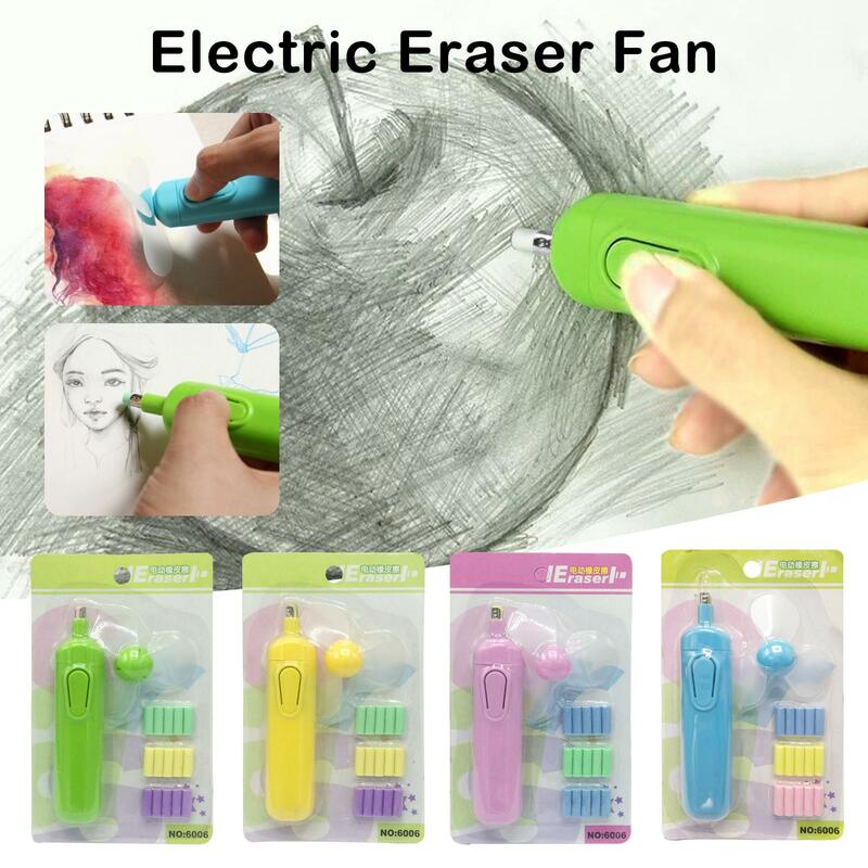 Electric Eraser For Sketch Writing Drawing Battery Powered Electric Eraser For School Office Students Stationery