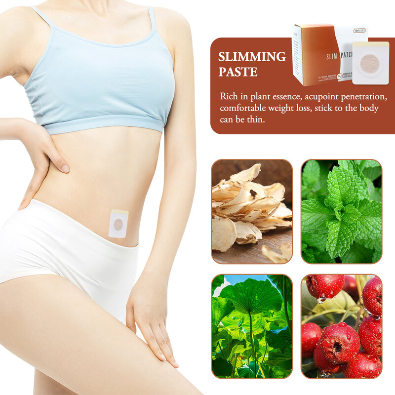 300Pcs Slimming Patch Natural Herbal Essence Fat Burn Slim Products Body Belly Waist Losing Weight Cellulite Slimming Sticker