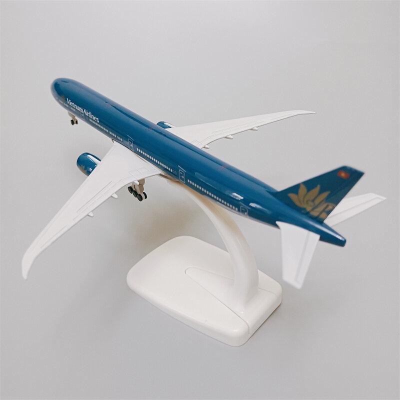 19 سنتيمتر سبيكة معدنية الهواء فيتنام الخطوط الجوية بوينغ 777 B777 الطائرات نموذج طائرة نموذج ث حامل دييكاست الطائرات ث عجلات