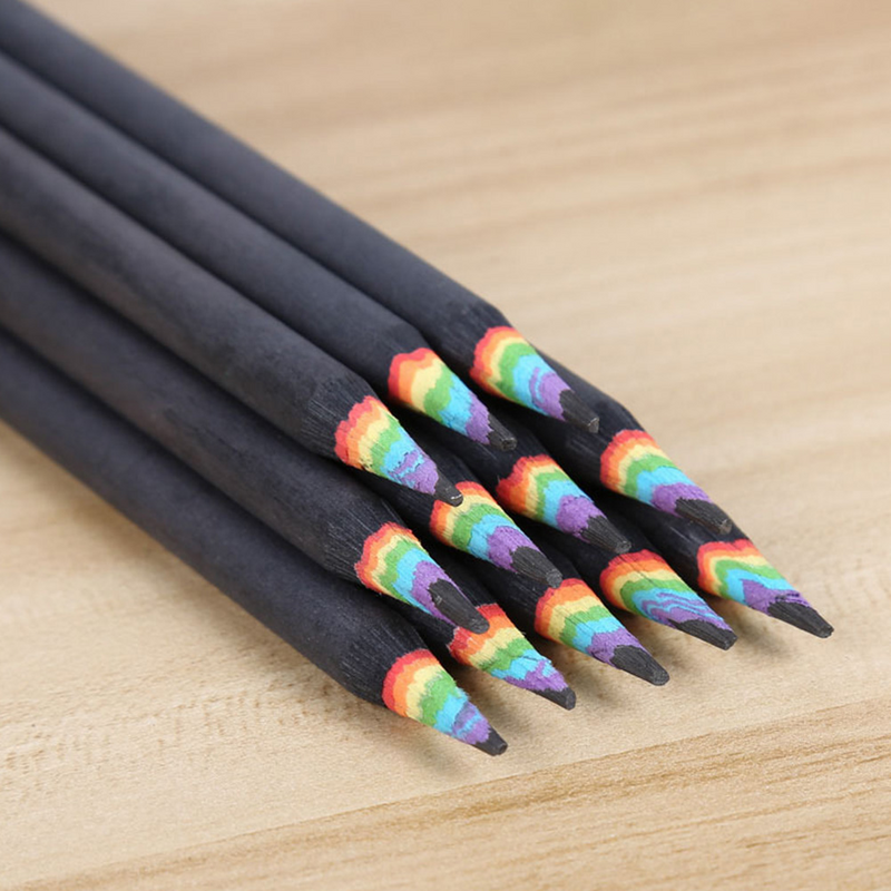 20Pcs Pencils Painting Tool Sketch Pencil Painting Pencils Rainbow Color Pencils for Replace Students Friends