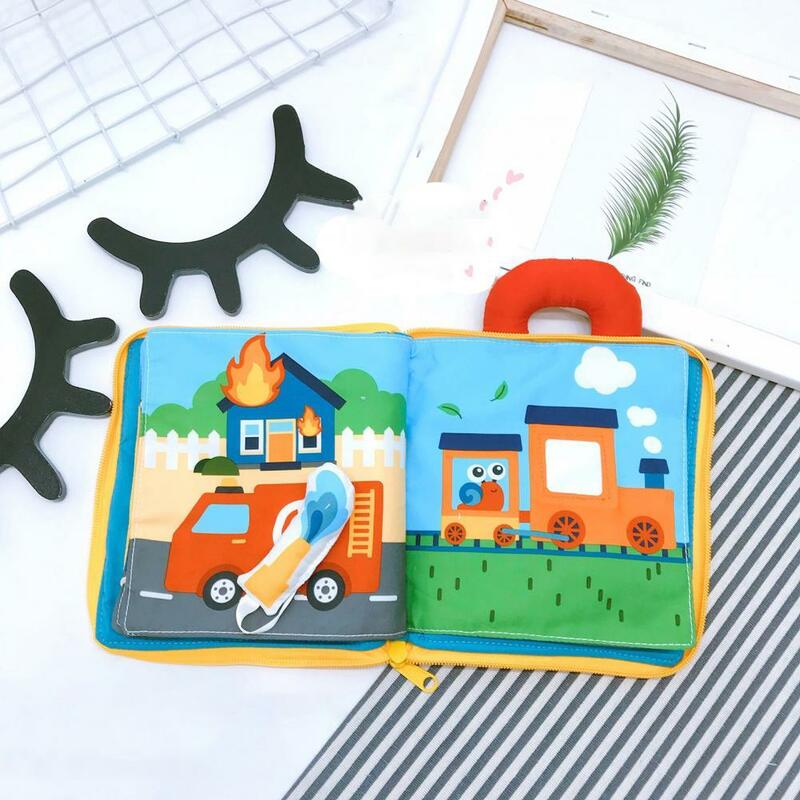 القماش كتاب أطفال القدرة المعرفية باليد على القدرة في وقت مبكر التعليمية ثلاثية الأبعاد متعة المرور التفاعلية كتاب أطفال للأطفال #1
