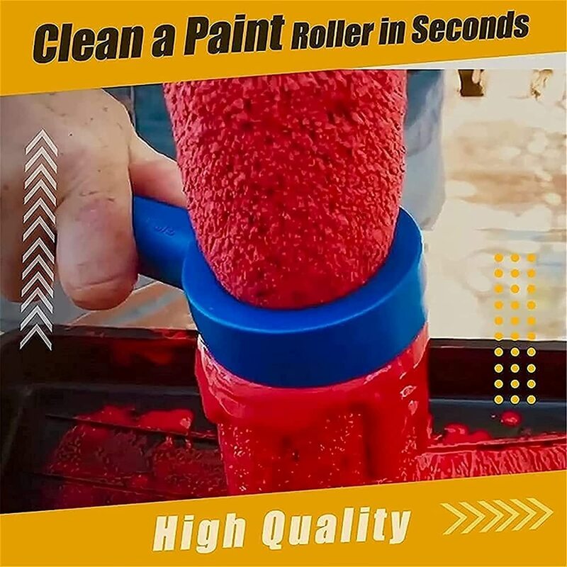 1PC Upgraded Paint Roller Cleaner Super Easy Clean Tools Paint Roller Saver Spinner Brush Cleaner for Cleaning Sleeve