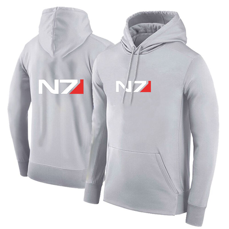 2022  Mass Effect N7 Mens Turtleneck Sweaters Slim Pullover Autumn Solid Color Handsome Long Sleeve Knitwear  Tops #6