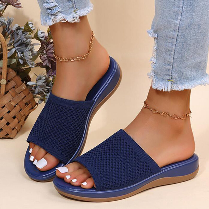 Women Sandals Fashion Open Toe Sandals For Women Retro Casual Women's Shoes Lightweight Female Slippers Outdoor Large Size Shoes