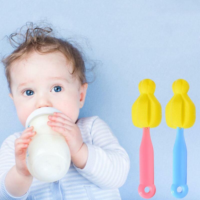 الطفل الحلمة الحليب فرشاة زجاجة كوب 360 درجة الإسفنج نظيفة مصاصة فرشاة الإسفنج كأس فرشاة عدة الرضع مصاصة نظيفة زجاجة الطفل