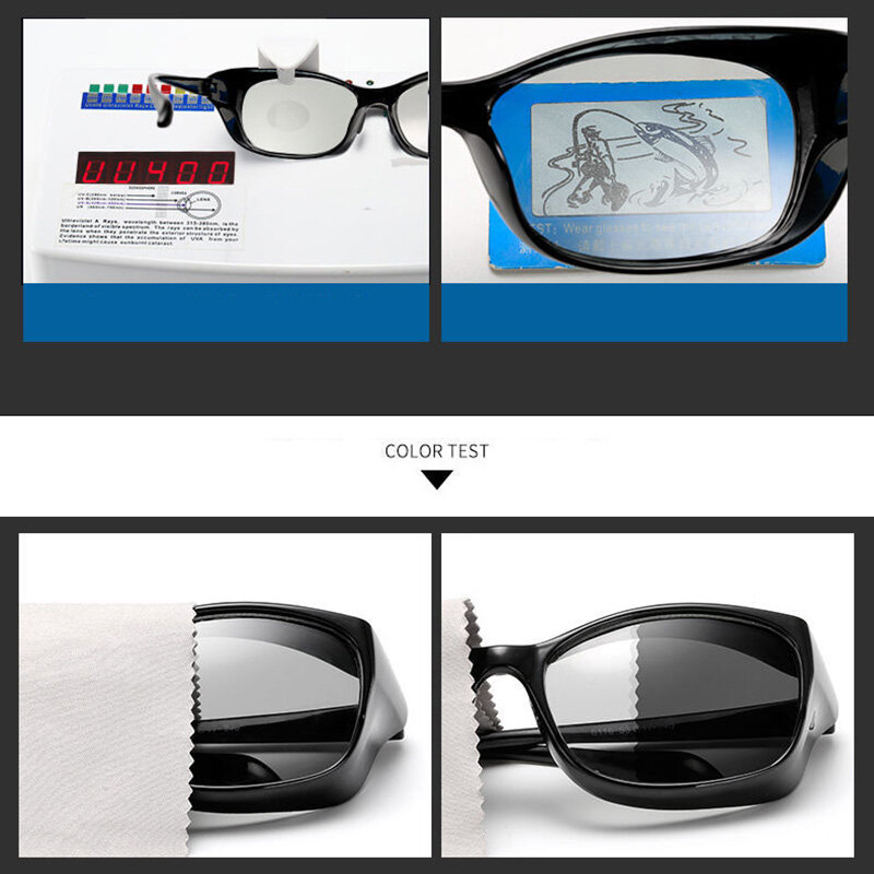 للرؤية الليلية مربع اللونية الحرباء نظارات الاستقطاب تلون النظارات الشمسية نظارات حماية مكافحة سبلاش المضادة للحساسية #4