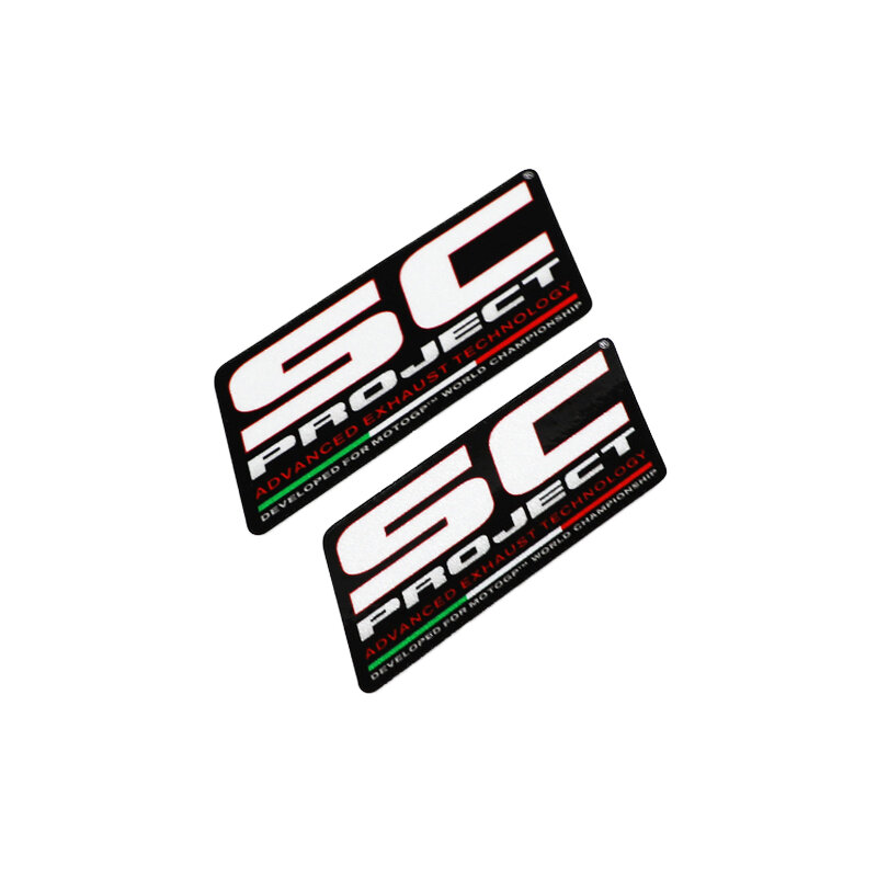 S369 SC مشروع موتو GP سباق 3M عاكسة ملصقات والشارات للماء دراجة نارية أنابيب العادم تعديل اكسسوارات