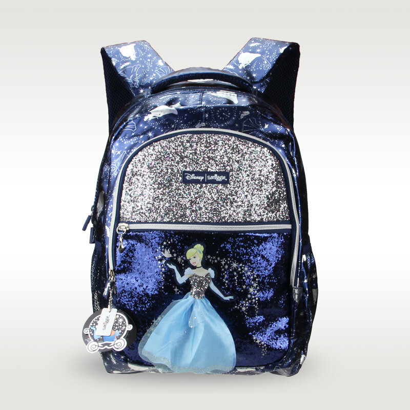 أستراليا الأصلي Smiggle الأطفال المدرسية الأميرة النسخة الكورية الاطفال الكرتون بولي PU حقيبة ظهر مضادة للماء فتاة 16L 7-12 سنة