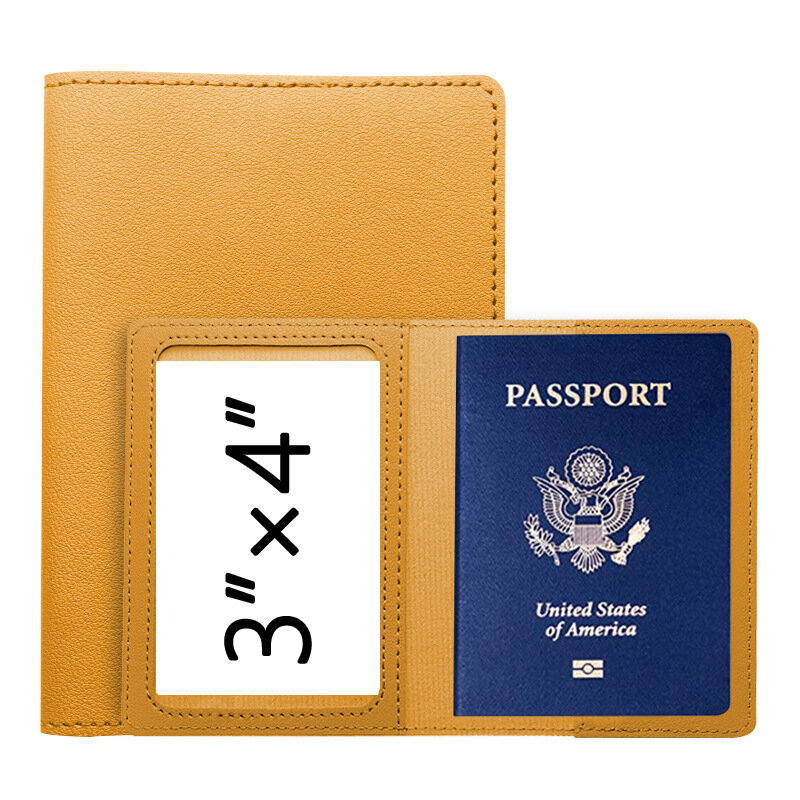 1 قطعة غطاء جواز سفر للجنسين حافظة بطاقات حامل موضة جديدة حامل جواز سفر PU #5