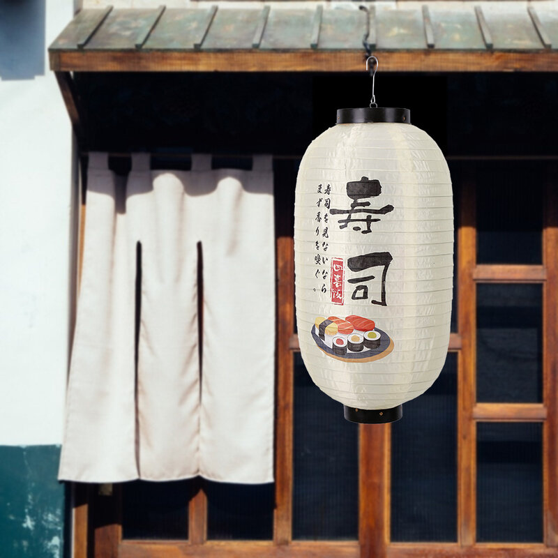 10 بوصة النمط الياباني معلقة الفوانيس القماش مقاوم للماء حانة البيت السوشي ديكور مطعم تسجيل مهرجان المنزل الديكور فانوس