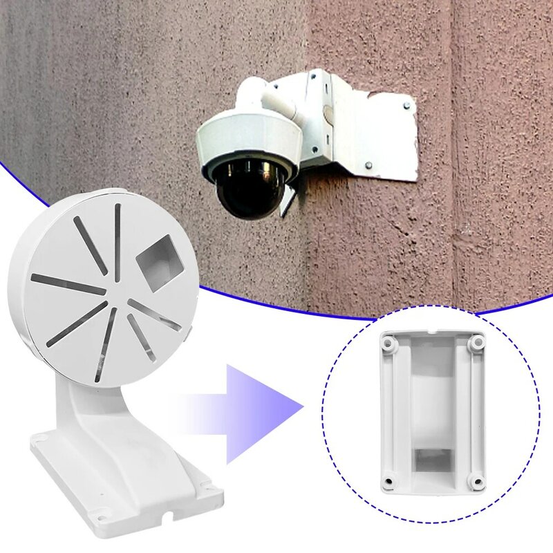 المنزل مكتب قبة كاميرا قوس مراقبة CCTV اكسسوارات البلاستيك L نوع دائم الأمن جدار جبل داخلي في الهواء الطلق