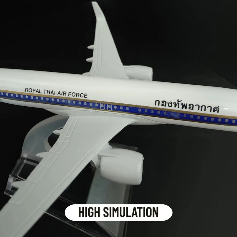 مقياس 1:400 طائرة معدنية طبق الاصل 15 سنتيمتر الخطوط الجوية الملكية التايلاندية بوينغ طائرة دييكاست نموذج الطيران مصغرة للبنين بنات